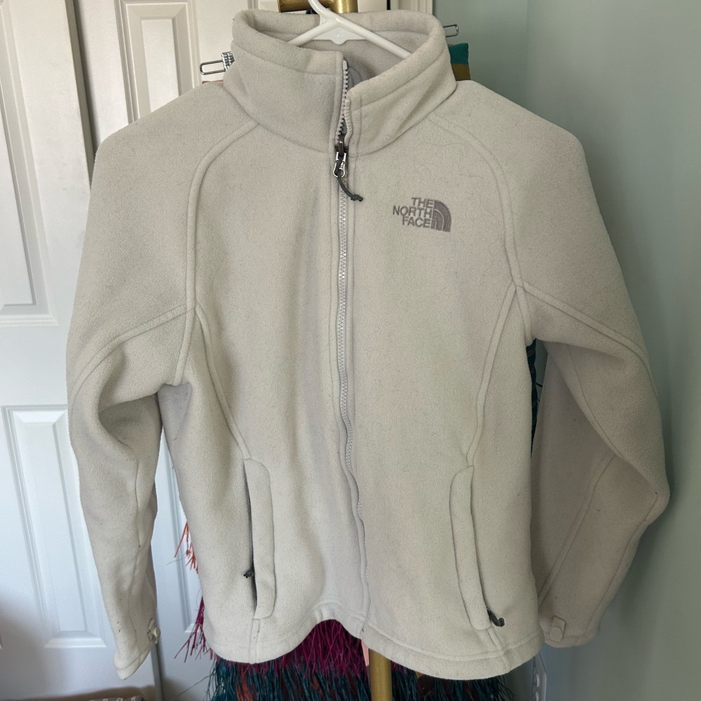 The North Face White Fleece Jacket